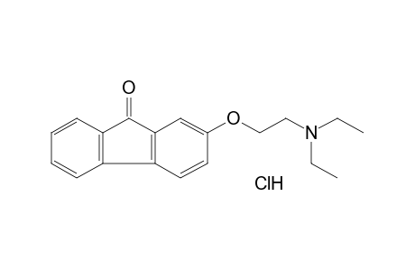 2-[2-(diethylamino)ethoxy]fluoren-9-one, hydrochloride