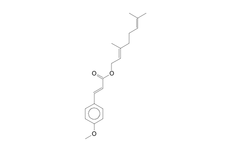 4-METHOXY-CINNAMIC-ACID-3,7-DIMETHYL-OCTA-(E)-2,6-DIEN-1-YLESTER