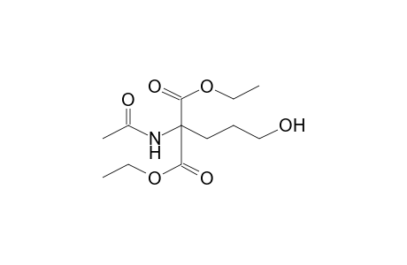 Diethyl 2-(acetylamino)-2-(3-hydroxypropyl)malonate