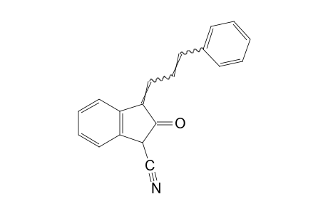 3-cinnamylidene-2-oxo-1-indancarbonitrile