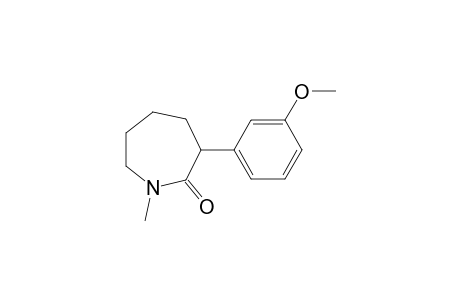 hexahydro-3-(m-methoxyphenyl)-1-methyl-2H-azepin-2-one