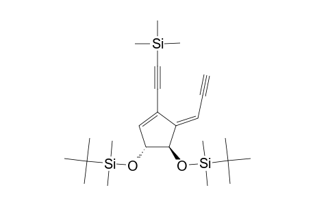 (3E,5E,1R*,2R*)-1,2-BIS-[(TERT.-BUTYLDIMETHYLSILYL)-OXY]-5-(PROP-2-YNYLIDENE)-4-(TRIMETHYLSILYLETHYNYL)-CYCLOPENT-3-ENE