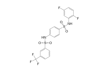 N-(2,5-difluorophenyl)-3'-(trifluoromethyl)-4,N'-bi[benzenesulfonamide]