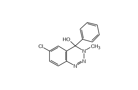 6-CHLORO-3,4-DIHYDRO-3-METHYL-4-PHENYL-1,2,3-BENZOTRIAZIN-4-OL