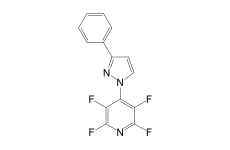 2,3,5,6-tetrafluoro-4-(3-phenyl-1H-pyrazol-1-yl)pyridine