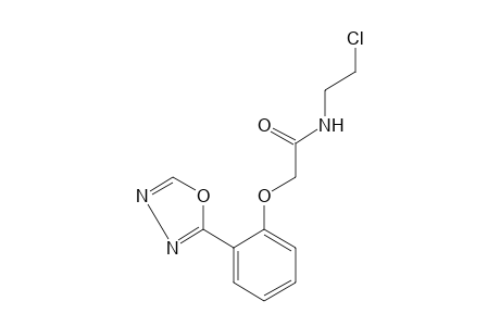 N-(2-chloroethyl)-2-(o-1,3,4-oxadiazol-2-ylphenoxy)acetamide