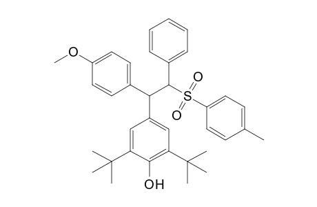 2,6-Di-tert-butyl-4-[1-(4-methoxyphenyl)-2-phenyl-2-(toluene-4-sulfonyl)ethyl]phenol