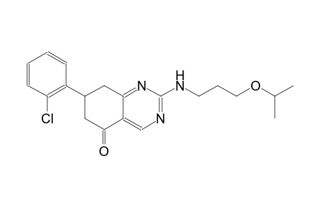 5(6H)-quinazolinone, 7-(2-chlorophenyl)-7,8-dihydro-2-[[3-(1-methylethoxy)propyl]amino]-