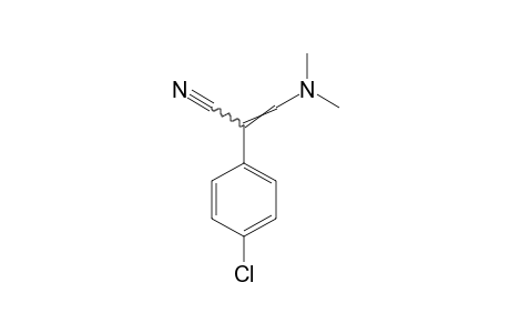 p-CHLORO-beta-(DIMETHYLAMINO)ATROPONITRILE