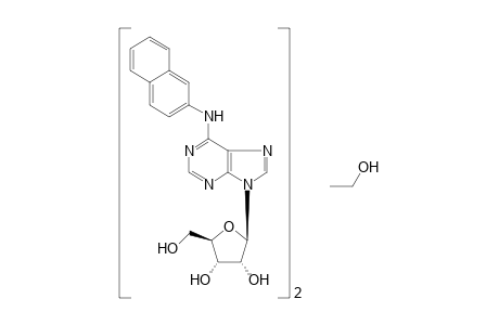 N-2-naphthyladenosine, compound with ethyl alcohol (2:1)