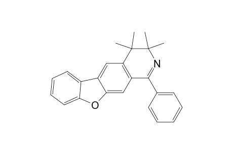 3,3,4,4-Tetramethyl-1-phenyl-3,4-dihydrobenzofuro-[3,2-g]isoquinoline