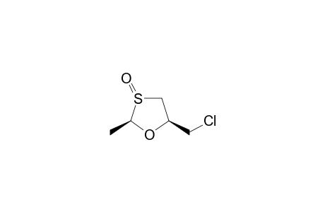 (2R,5S)-5-(chloromethyl)-2-methyl-1,3-oxathiolane 3-oxide