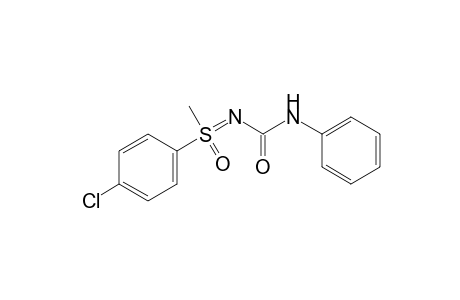 S-(p-chlorophenyl)-S-methyl-N-(phenylcarbamoyl)sulfoximine