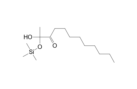 1-decanoylethanediol TMS ether