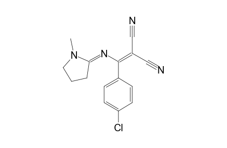 3-aza-2-(4-Chlorophenyl)-1,1-dicyano-3-(1-methylpyrrolidin-2-yliden)propene