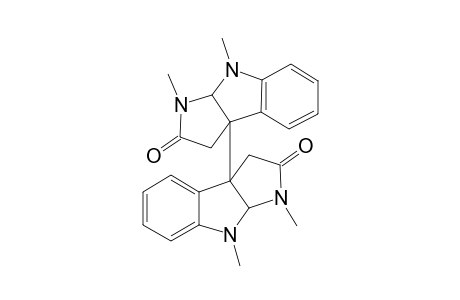 1,8-Dimethylpyrrolidino[2,3-b]indol-2-one 3a,3'a-dimer