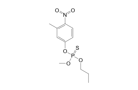 phosphorothioic acid, O-methyl O-4-nitro-m-tolyl O-propyl ester