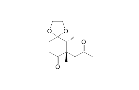 TRANS-4,4-(ETHYLENEDIOXY)-2,3-DIMETHYL-2-(2-OXOPROPYL)-CYCLOHEXANONE