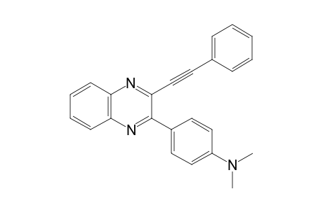 N,N-Dimethyl-4-(3-(phenylethynyl)quinoxalin-2-yl)aniline