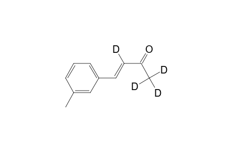 1-(m-Methylphenyl)-2,4,4,4-tetradeutero-1-buten-3-one