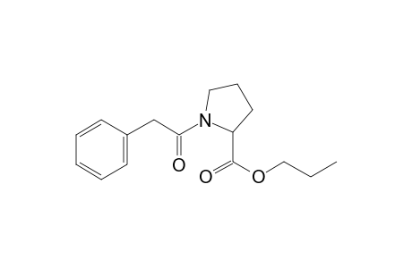 L-Proline, N-(phenylacetyl)-, propyl ester