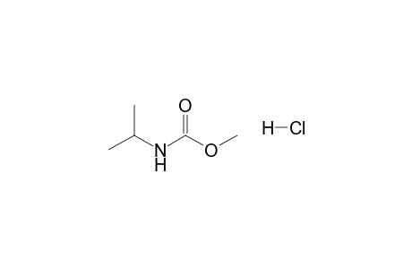 Carbamic acid, (1-methylethyl)-, methyl ester, hydrochloride