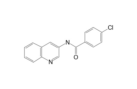 benzamide, 4-chloro-N-(3-quinolinyl)-