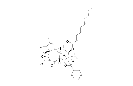 12-O-N-DECA-2,4,6-TRIENOYL-5-HYDROXY-6,7-EPOXY-RESINIFERONOL-9,13,14-ORTHOBENZOATE