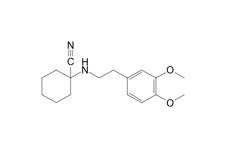 1-[(3,4-dimethoxyphenethyl)amino]cyclohexanecarbonitrile