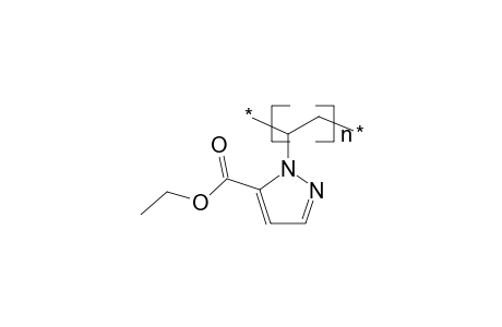 Poly(n-vinylpyrazole-5-carboxylic acid ethyl ester)