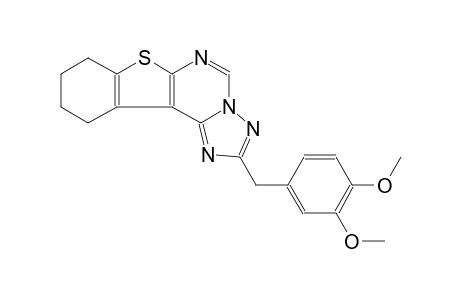 2-(3,4-dimethoxybenzyl)-8,9,10,11-tetrahydro[1]benzothieno[3,2-e][1,2,4]triazolo[1,5-c]pyrimidine