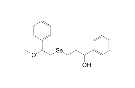 3-{[(R,S)-(2-Methoxy-2-phenyl)ethyl]seleno}-1-phenylpropan-1-ol