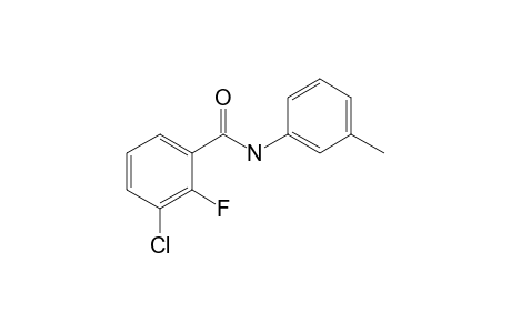 3-Chloro-2-fluorobenzamide, N-(3-methylphenyl)-