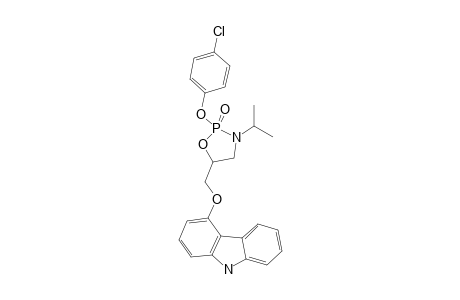 5-[(9H-4-Carbazol-yl-oxy)-methyl]-2-(4-chlorophenoxy)-3-isopropyl-1,2-lambda(5)-oxazaphospholan-2-one