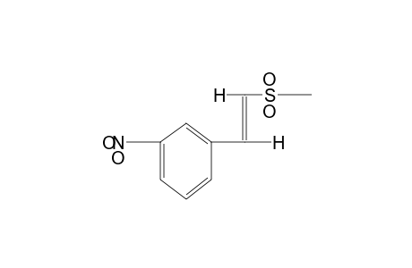 methyl m-nitrostyryl sulfone