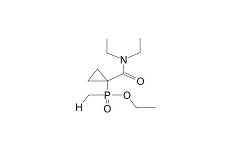 1-METHYL(ETHOXY)PHOSPHINYL-1-CYCLOPROPANCARBOXYLIC ACID, DIETHYLAMIDE