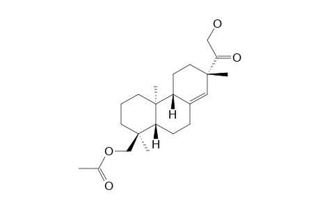 ENT-18-ACETOXY-16-HYDROXY-8(14)-PIMAREN-15-ONE