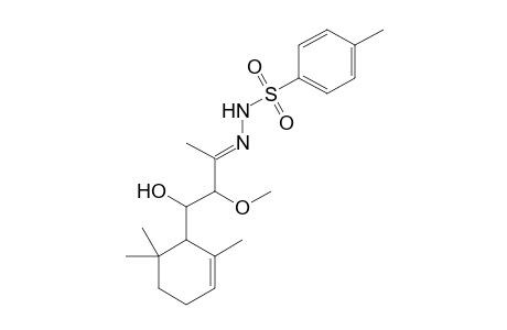 3-Methoxy-4-(2,2,6-trimethylcyclohex-5-enyl)butan-4-ol-2-one p-toluenesulfonylhydrazone