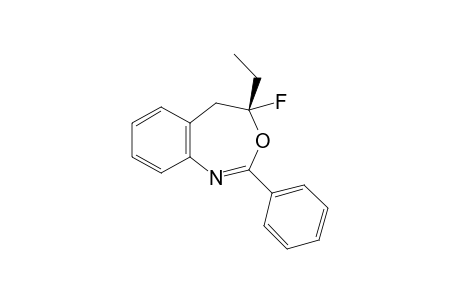 (4S)-4-Fluoro-4-ethyl-2-phenyl-4,5-dihydrobenzo[d]-1,3-oxazepine