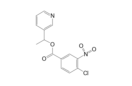 a-methyl-3-pyridinemethanol, 4-chloro-3-nitrobenzoate(ester)