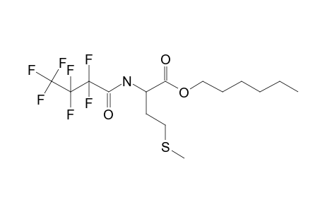 L-Methionine, N-heptafluorobutyryl-, hexyl ester