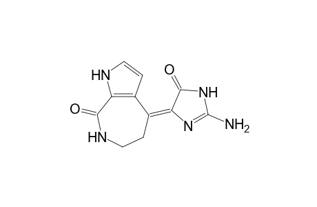 (4E)-4-(2-amino-4-oxo-1H-imidazol-5-ylidene)-1,5,6,7-tetrahydropyrrolo[2,3-c]azepin-8-one