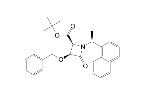 3-(Benzyloxy)-4-(tert-butoxycarbonyl)-1-[(S)-1-(1-naphthyl)ethyl]-2-azetidinone