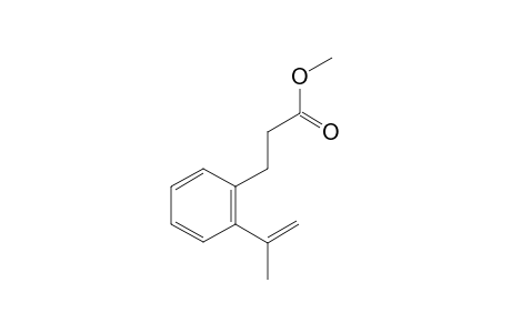 Methyl 3-(2-isopropenylphenyl)propanoate