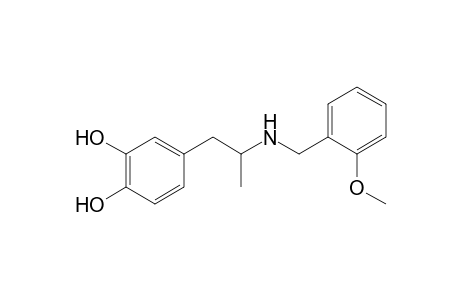 3,4-DMA-NBOMe-M (O,O-bis-demethyl-) MS2