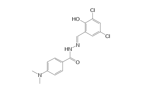 p-(dimethylamino)benzoic acid, (3,5-dichlorosalicylidene)hydrazide