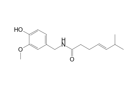 (E)-6-methyl-N-vanillyl-hept-4-enamide