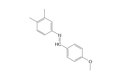 N-(p-methoxybenzylidene)-3,4-xylidine
