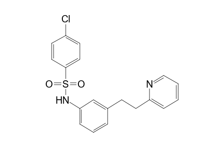 4-chloro-3'-[2-(2-pyridyl)ethyl]benzenesulfonanilide