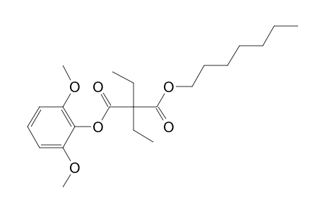 Diethylmalonic acid, 2,6-dimethoxyphenyl heptyl ester